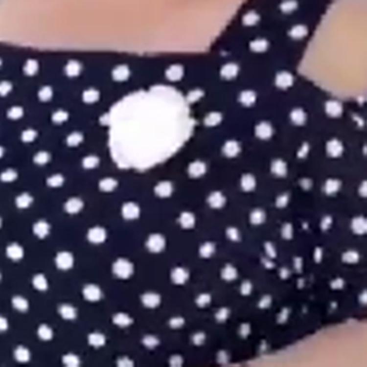 2024076436 New Summer Polka Dot Dress for European & American Women