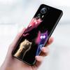 Anime Cartoon Katze Illustration Handyhülle Für Xiaomi Mi 15 14 13 13T 12 12T 12S 11 11i 11T Pro Ultra Lite 5G Schwarz Weich