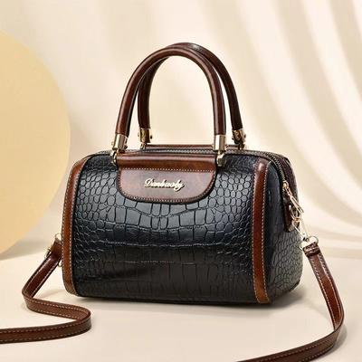 Sac pour femme Nouveau motif pierre Sac oreiller Grande capacité Sac pour femme d'âge moyen Sac à bandoulière décontracté