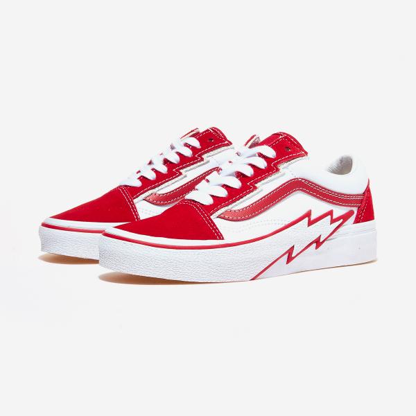 

Болты Vans Old School — 2-TONE Red/True WhiteVN0009Q56RT, туфли на плоской подошве