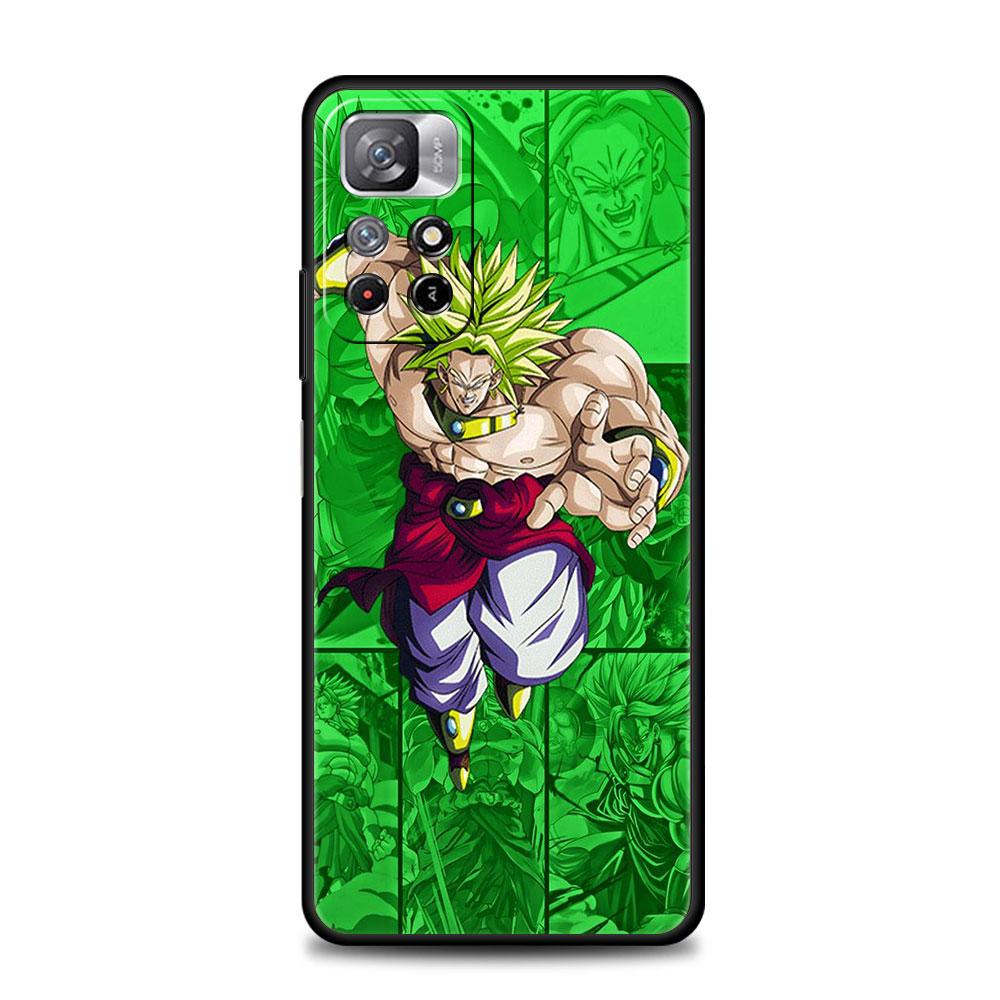 

Чехол для телефона Xiaomi Redmi 9c 9 k40 9A 10 8 7A Note 9S 9 10 8 11 Pro Plus 7 8T 9T 11T 5G чехол силиконовый Funda Dragon Ball Broly Redmi Note 11T 5G