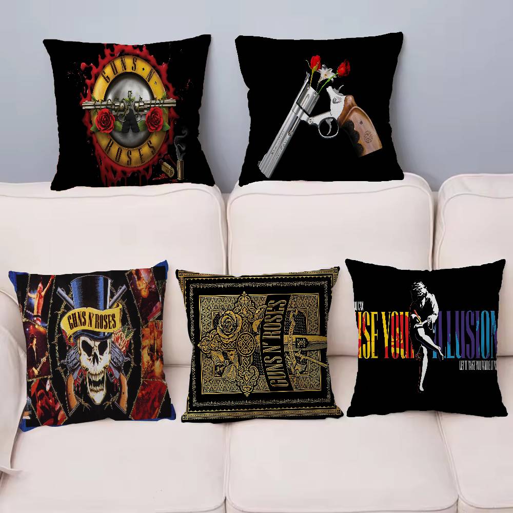 Cool Band G-Guns N-N R-Roses Rock Personalized Pillow Dust Cover Bedroom Kids Decoration Pillowcase Birthday Children Gift