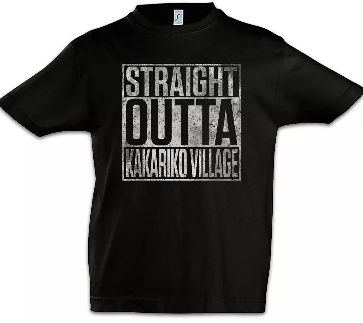Straight Outta Kakariko Village Kids Boys T-Shirt Zelda Fun Gamer PC Gaming- 100