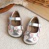 Girls Flat Shoes With Floral Embroidery Soft Sole Low-Cut Princess Style Dresses