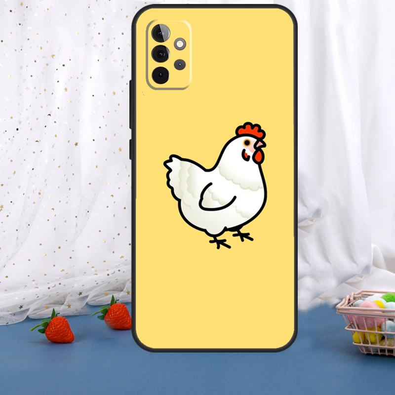 Chubby Chicken For Samsung Galaxy A54 A34 A14 A36 A56 A26 A16 A15 A55 A53 A33 A35 A22 A32 A52 A05 A06 Case