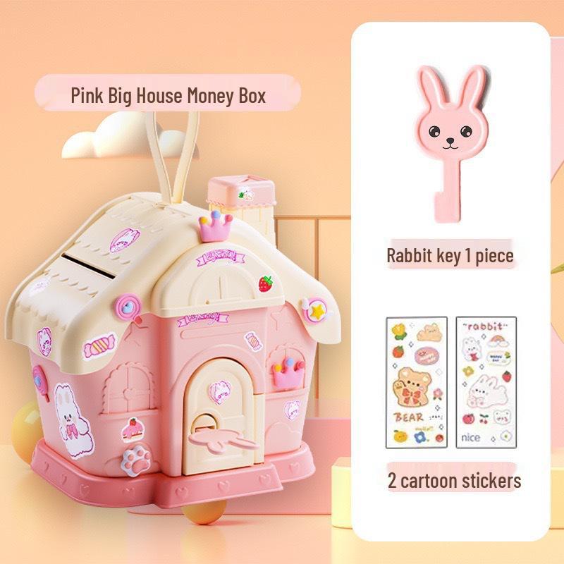 Mushroom House Money Box: DIY Savings for Kids, Boys & Girls Gift