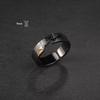 Ring Men's Tide Advanced Sense Index Finger Female Couple Ring Niche Design Titanium Steel Does Not Fade