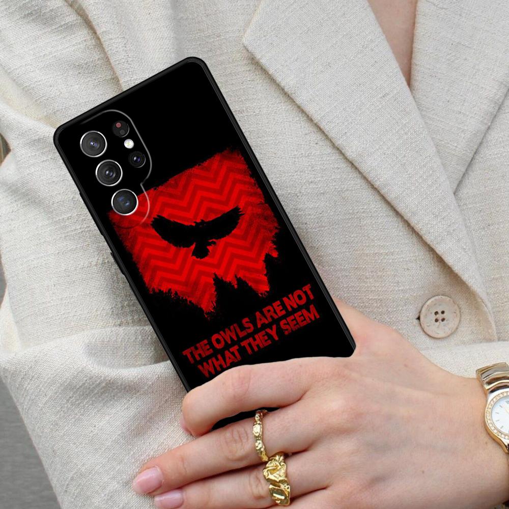 TWIN PEAKS Art Print Cell Phone Case for Samsung Galaxy S26 Ultra S25 S24 S23 S22 S21 S20 Note10 Cover