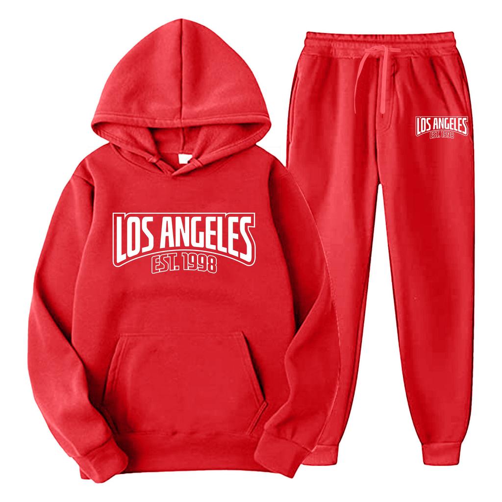 New cross-border foreign trade pullover men's and women's same sports sweater set fashion sweater sweatpants fleece hoodie set