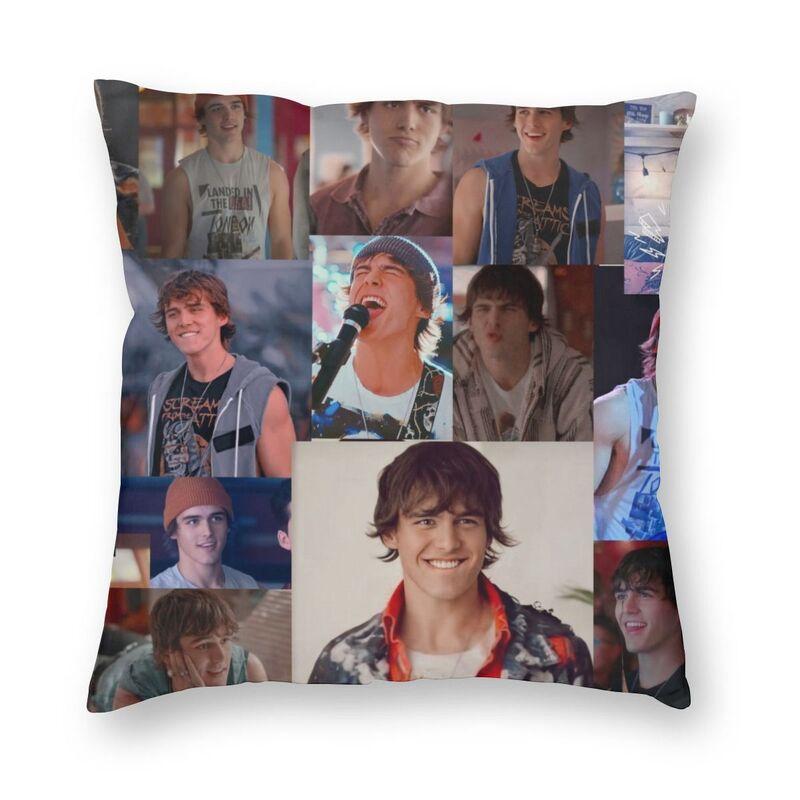 Luke Patterson Collage Throw Pillow Case Home Decor Square Julie And The Phantoms Charlie Gillespie Cushion Cover 40X40 For Sofa Peach skin 18*18(CM)-1Pcs