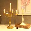 Nordic Romantic Candlelight Dinner Table Decorations: Modern Minimalist Light Luxury Candlestick Ornaments