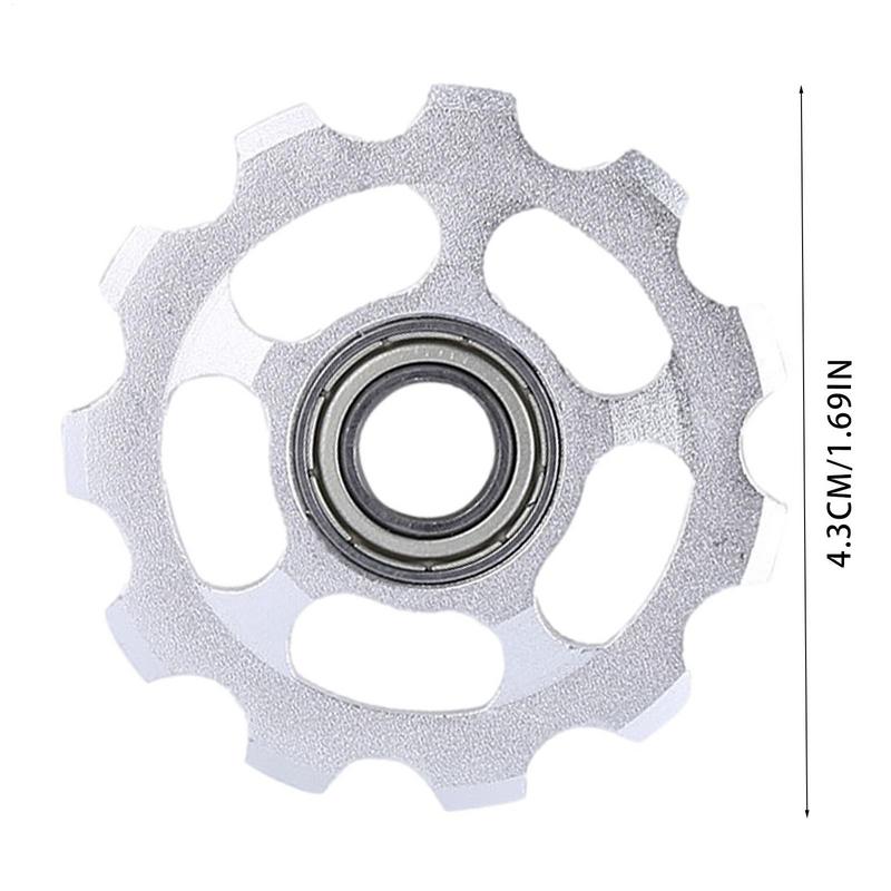 11T Bicycle Rear Derailleur Wheel Ceramic Bearing Pulley Road Bike Guide Roller Idler for Road Mountain Bike Pulley Wheel