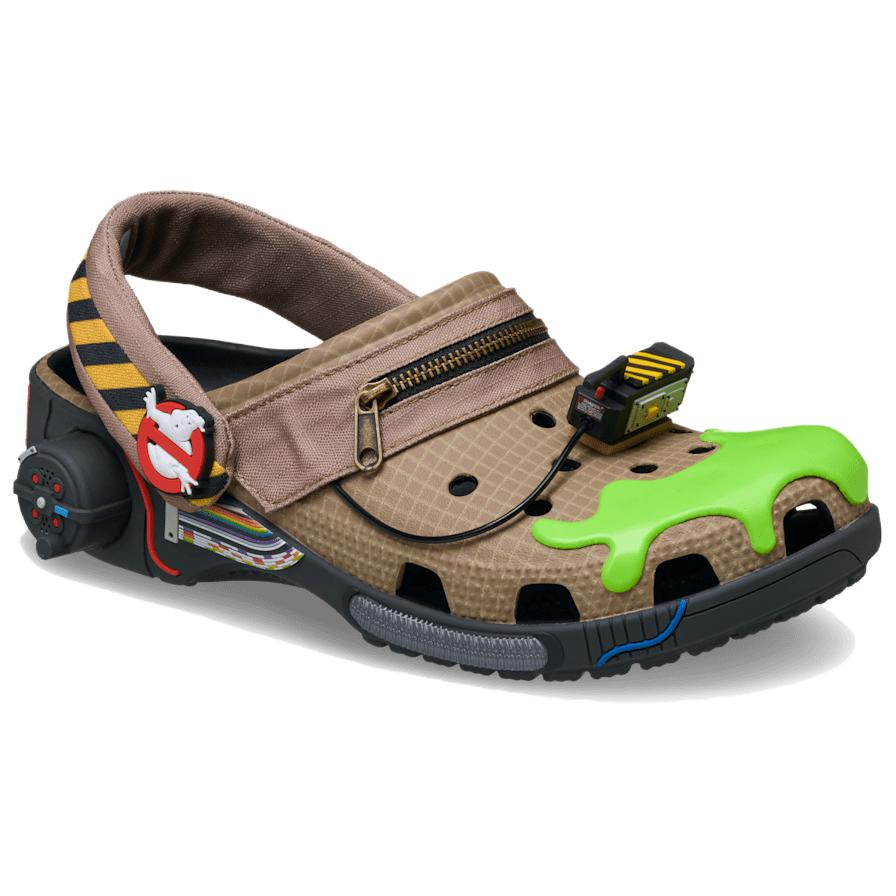 Ghostbusters x Crocs Classic clog Comfortable and stylish hole shoes unisex brown