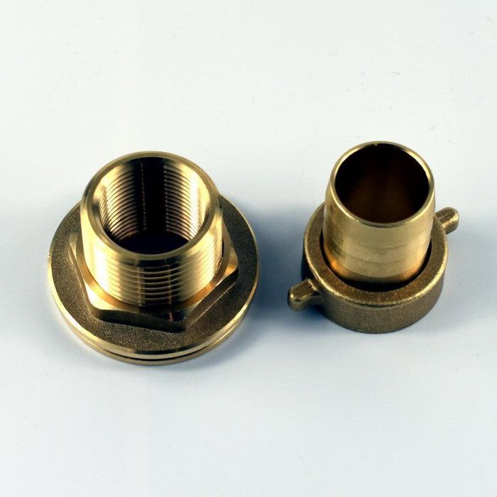 Raccord de Cuve en Laiton 1 Pouce avec Embout 25mm pour Récupérateur d'Eau