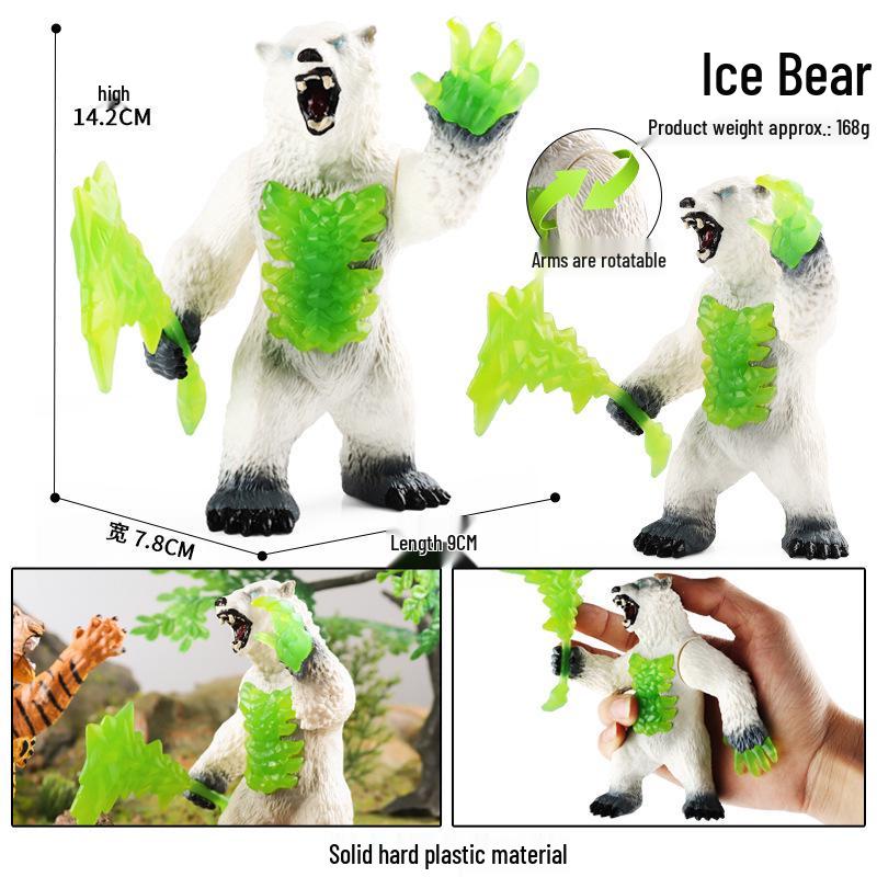 Mythical Polar Bear Battle Toy - Children s Magical Legend Decoration Figure