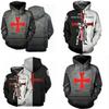 Vibrantly Designed Unisex Knights Templar Cosplay 3d Print Pullover Casual Sweater