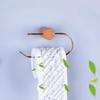 Creative Non-perforated Racks Nordic Toilet Tissue Holder Roll Paper Holder Brass Towel Rack Toilet Paper Dispenser