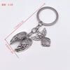 1 Stück Damen Flügel Autoanhänger Retro Metalltextur Engelsflügel Schlüsselanhänger Taschenzubehör Schmuck Geschenke für Freunde
