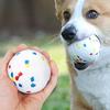 Dog Ball Toy High Elastic Bite Resistant Anxiety Relief with Unique 3D Protrusions for Aggressive Chewers Interactive Pet Supplies