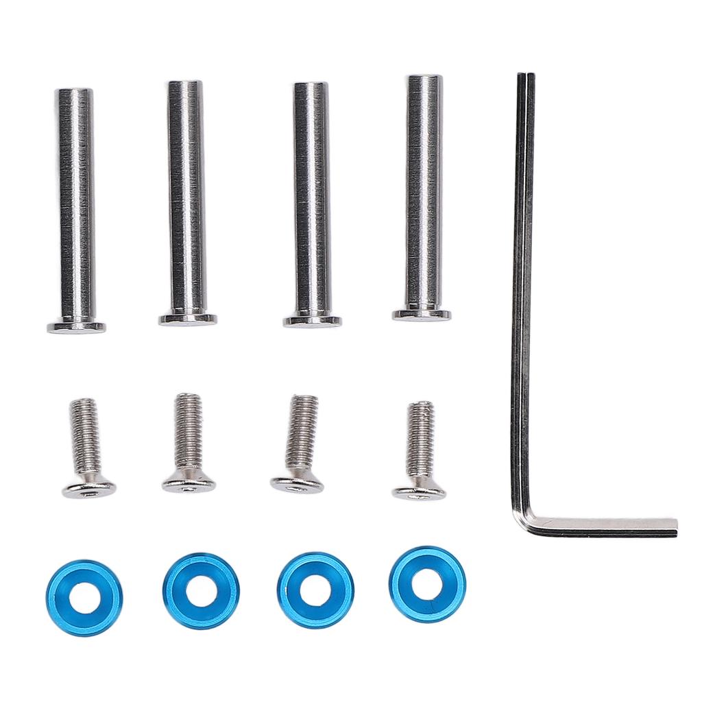 4 Pcs Computer Cooling Fan Screw Color Anodized PC Case Cooling Fan Screw for Water Cooling PC Case