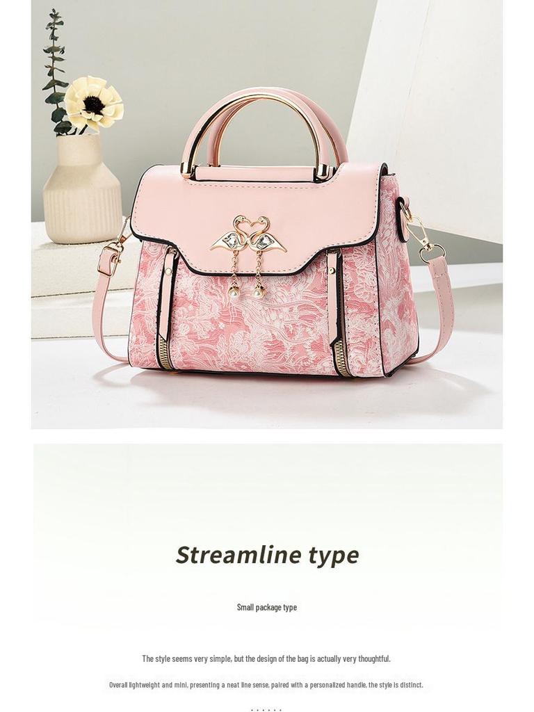 2025 Trendy Women's Korean Style Diamond Pattern Small Crossbody Handbag