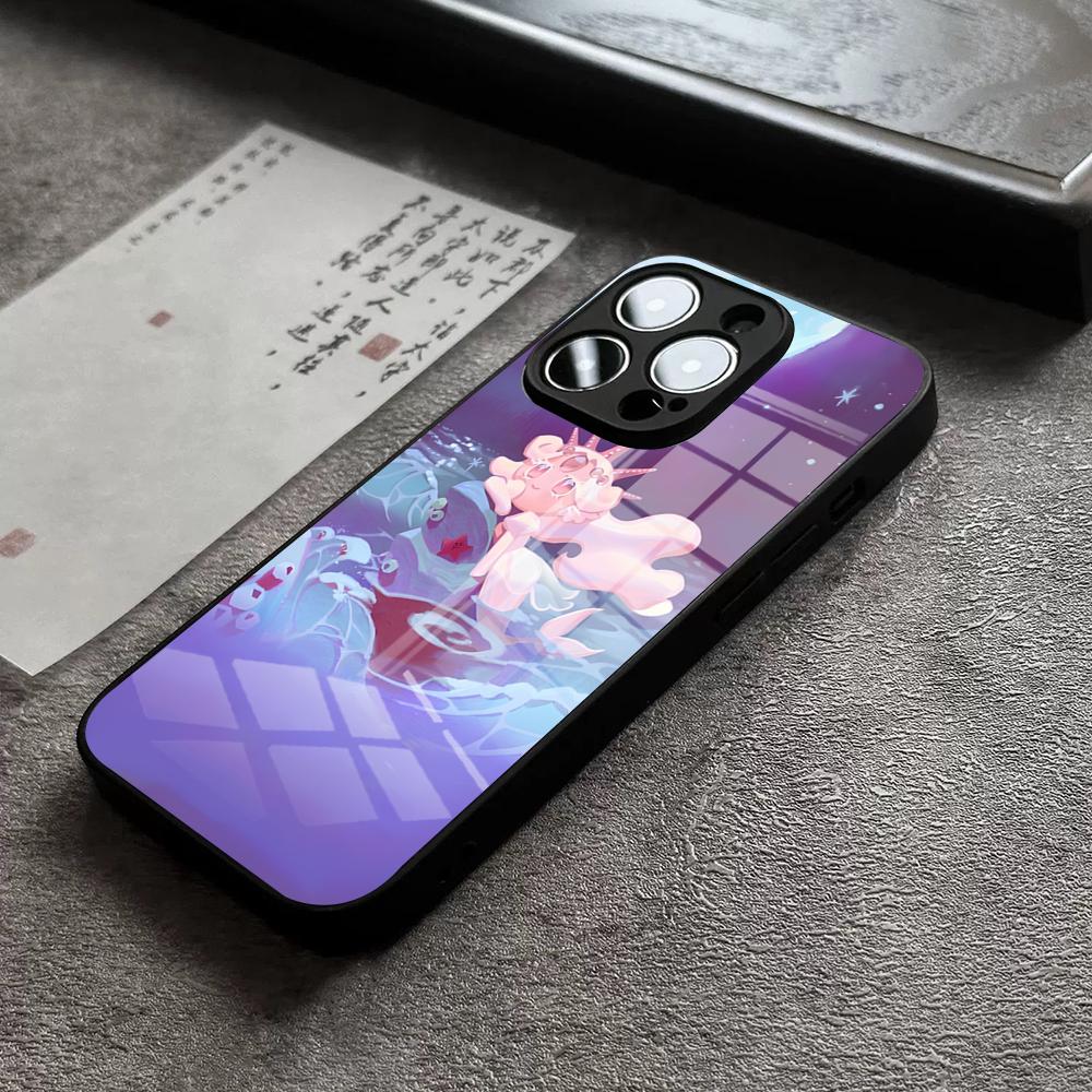 

Korean Game C-Cookie Run Kingdom Phone Case For IPhone 17 16 Pro Max 15 Plus 14 Pro 12 11 13 Mini X XR XS Max SE Glass Cover iPhone13 Pro
