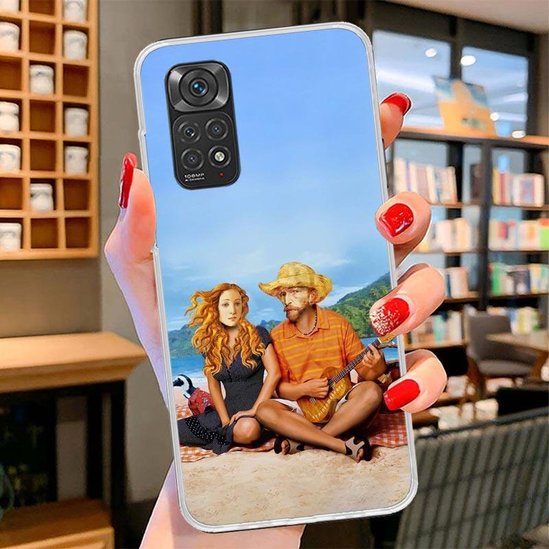 Van Gogh Mona Lisa Funny Art Cover Phone Case For Xiaomi Redmi Note 15 14 13 12 11 10 Pro Plus 14S 12S 11S 11T 11E 10S Soft Fund