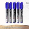 Big Head Oil-Based Red Marker: Non-Erasable, Waterproof, Quick-Drying, Fade-Resistant, Thick Tip