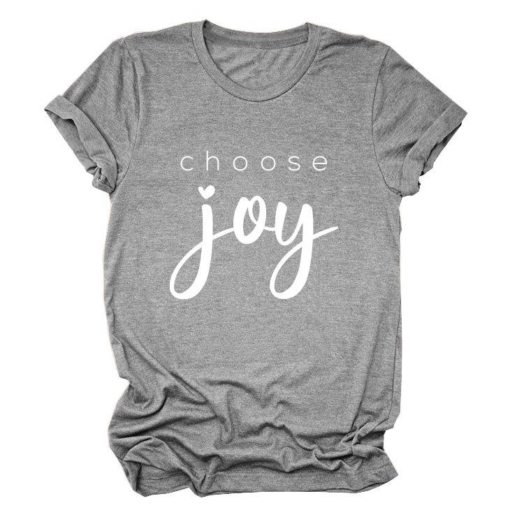 Simple casual temperament versatile women's round neck short-sleeved T-shirt base