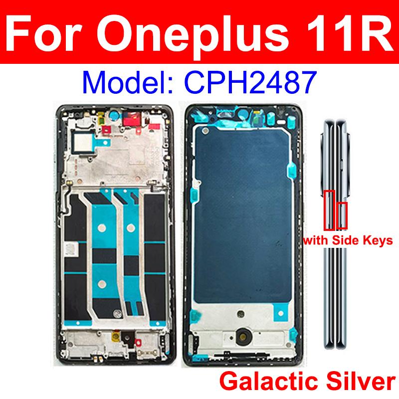 For OnePlus Oneplus 1+ 9 11 11R 12 13 Middle Frame Housing Front Frame Cover Housing with Side Button Replacement Parts