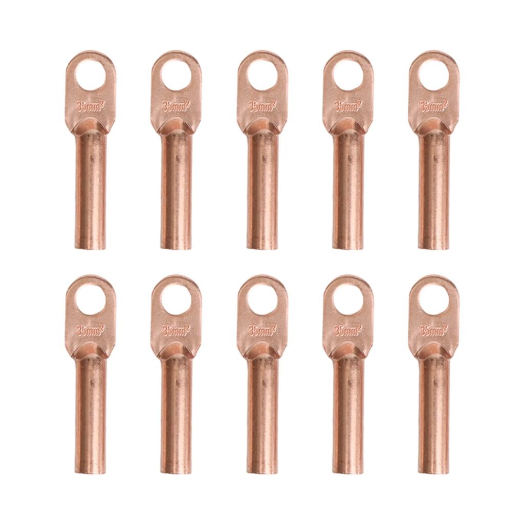 10pcs DT Series 10/16/25/35mm Wire Crimp Connectors Auto Cable Copper Crimp Terminal Easy Installation