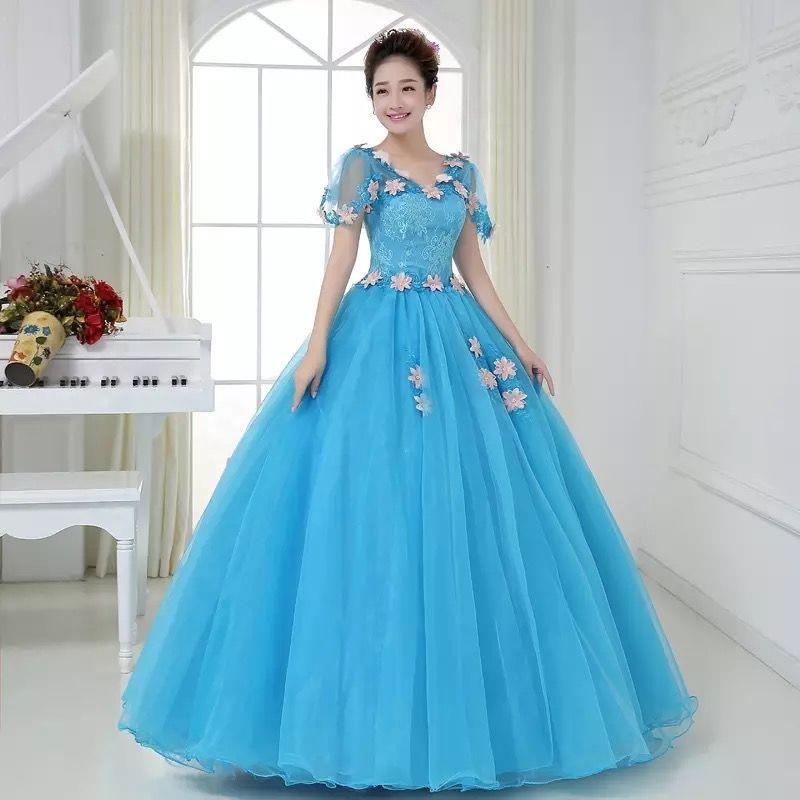 Vocal Dress Solo Performance Dress 1011 Autumn New Annual Meeting Studio Color Yarn Elegant Vocal Art Examination Dress