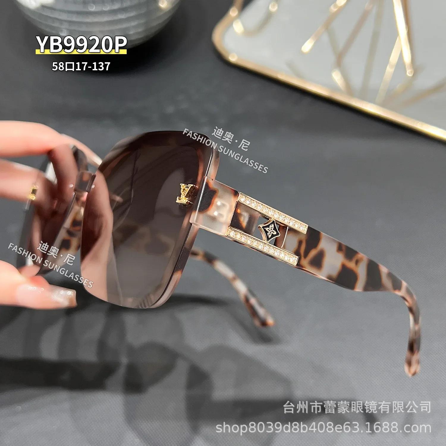 

2025 New Fashion Sunglasses Women Luxury Polarized Sun Glasses Ladies Men Vintage Square Big Frame Eyewear Designer Oculos UV400 no case