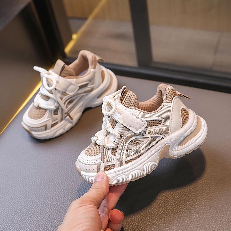Children's Sneakers New Tennis Shoes for Girls Fashion Mesh Breathable Kids Boys Causal Basketball Shoes for School Versatile