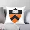 Princeton University Shield Square Pillowcase Polyester Linen Velvet Creative Zip Decorative Bed Cushion Case