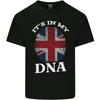 Britain Its In My DNA Funny Union Jack Flag Kids T-Shirt Childrens