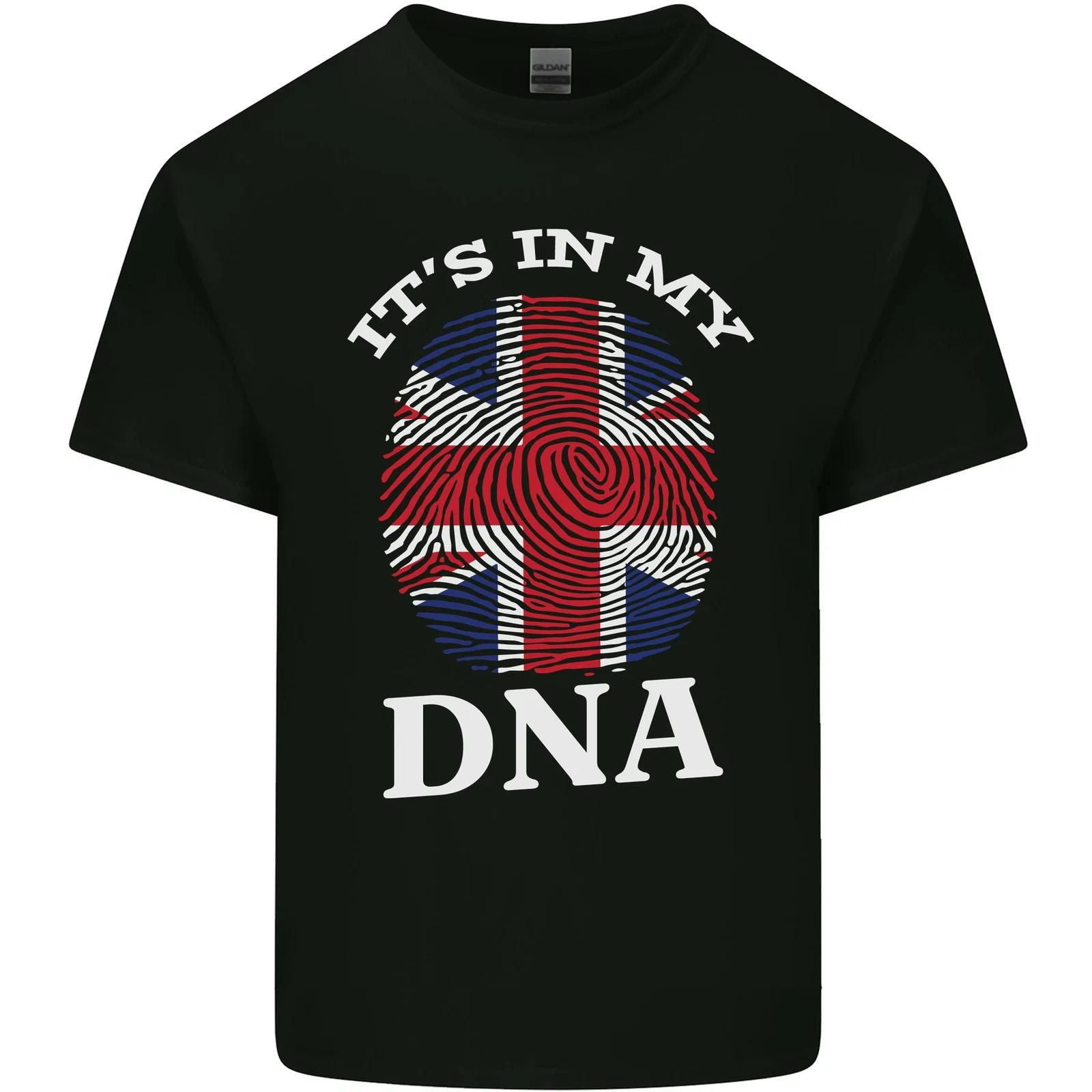 Britain Its in My DNA Funny Union Jack Flag Kids T-Shirt Childrens 4XL