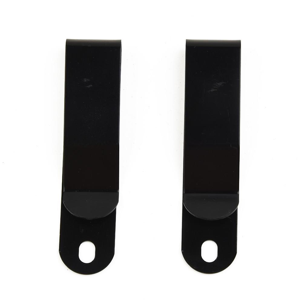 Brand New Steel Belt Clip 62.5*15mm Electroplating Matte Black