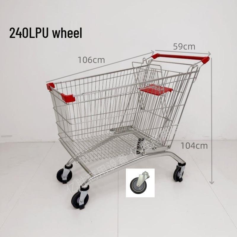 European Shopping Cart for Supermarkets, Malls, and Grocery Stores
