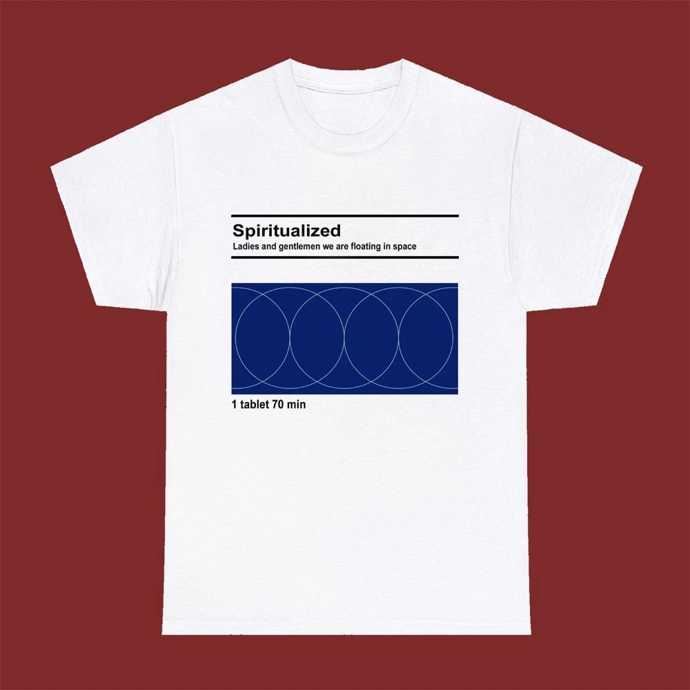 SPIRITUALIZED Men s White Size S-5XL XXXL