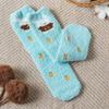 Daiso Clothed Rabbit And Carrot Sleep Socks Blue