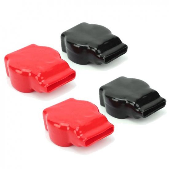 4 x Battery Terminal Covers Positive Negative Top Post Cover For Car Mot US