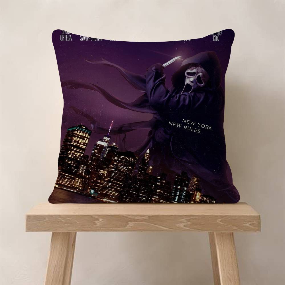 Horror Movie Scream Pillow Cover For Bedroom Room And Living Room Sofa Decorative Cushion Cover