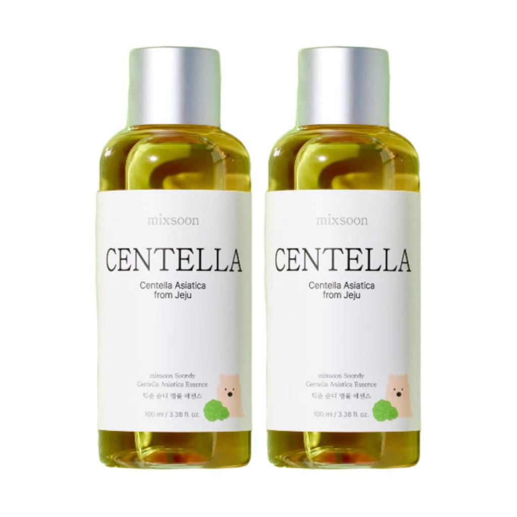 mixsoon Soondy Centella Asiatica Essence Soothing & Calming Face Serum 100ml (Pack of 2)