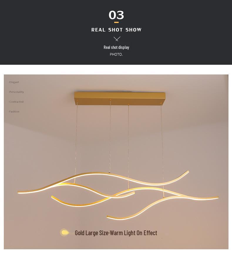 Nordic LED Pendant Light: European Creative Gold Design for Office & Restaurant, 2020