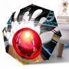 Bowling Strike Action Game Outdoor Automatic Umbrella Retractable Design with 8-Rib Durability Lightweight Perfect Gift for Friends Family