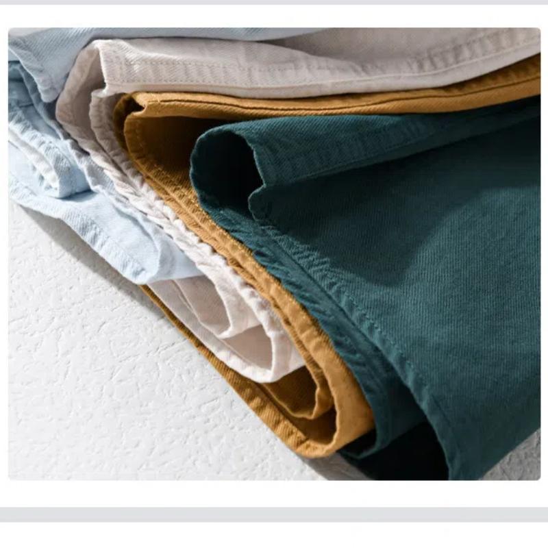 Summer Cargo Short Sleeve Shirt Men Japanese Style Workwear Men Tops Slim Fit 100cotton Casual Shirt Comfort