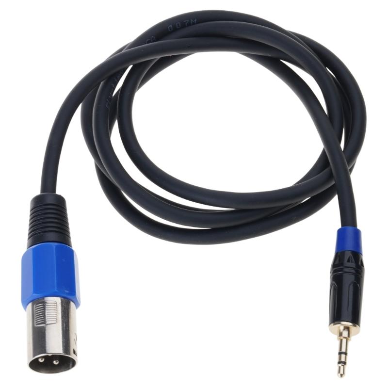 3.5mm To 3Pin Female Auditory Cable With Metal Connectors For Smartphones Tablets Mixers And Active Speakers