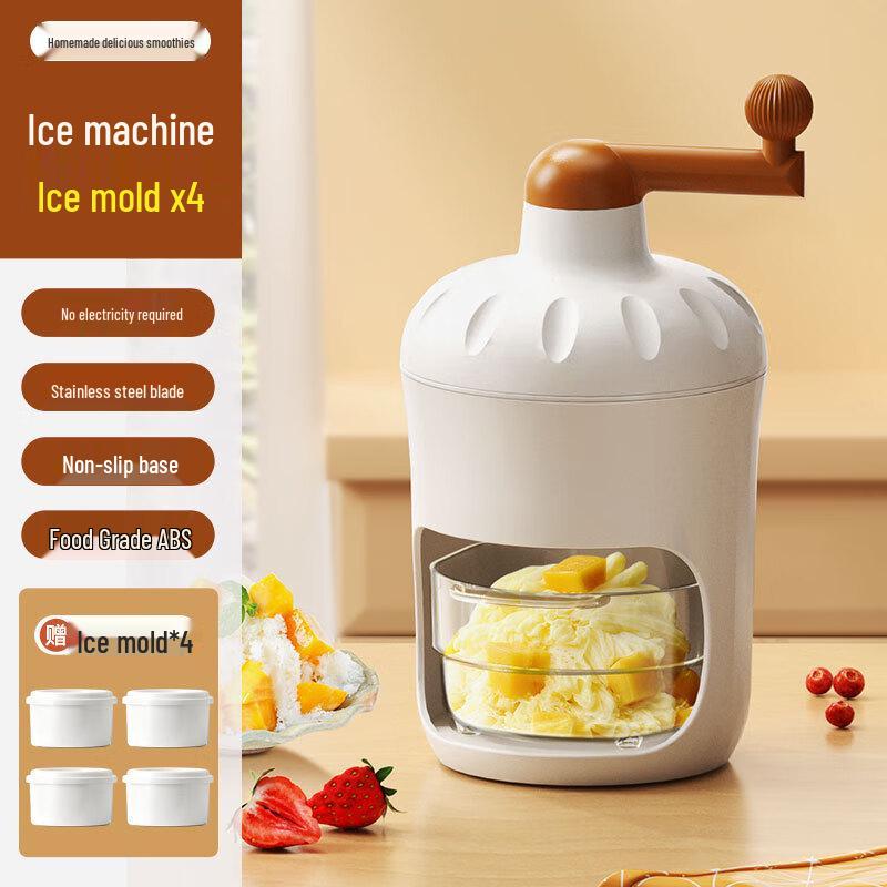 Green Source Manual Ice Crusher with Ice Molds