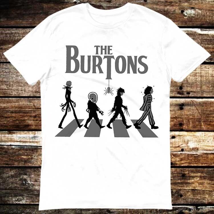 The Burtons Abbey Road Worldwilde Movie Biscuit Film T Shirt 6164 Unisex T-Shirt L